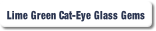 Lime Green Cat-Eye Glass Gems.