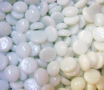 Opal White Glass Gems