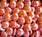 Opal Orange Medium Irid Glass Gems