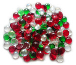 Christmas Crystal Mix Glass Gems