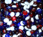 4 of July Mix Glass Gems