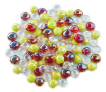 Opal Gold Sunset Mix Glass Gems