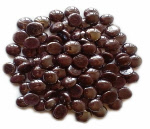Opal Brown Irid. Glass Gems
