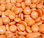 Opal Orange Glass Gems