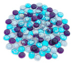 Lavender Mix Glass Gems