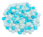 Classy Light Blue Mix Glass Gems
